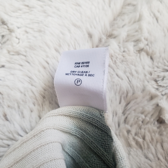 EUC Derek Lam 10 Crosby Tri-Colored "Lisel Rib Knit Polo", Women's size Large - Picture 12 of 12